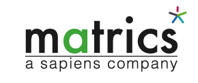 logo matrics vert